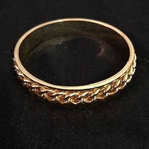 Gold Color Chain Bangle Bracelet